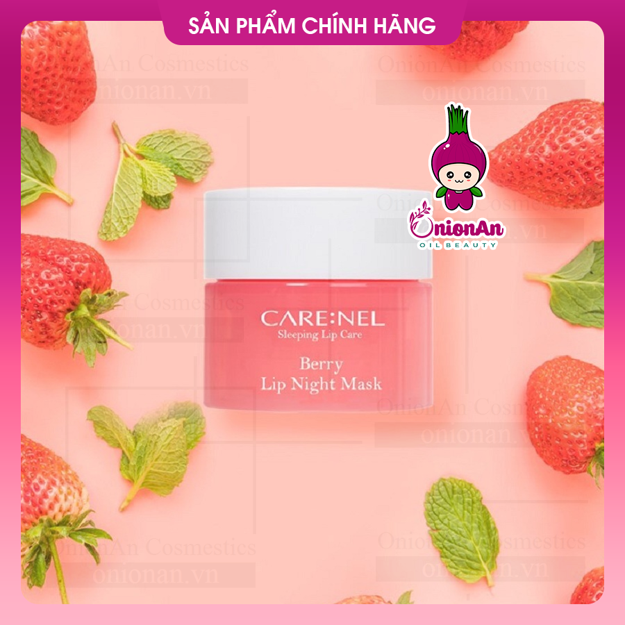 Mặt Nạ Ngủ Môi CARE:NEL Chiết Xuất Quả Mọng